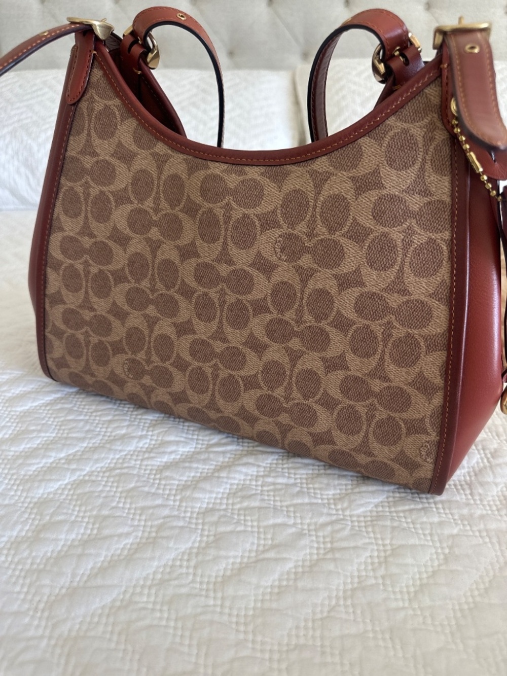 Signature CC Lori Coach Handbag - Picture 2 of 3